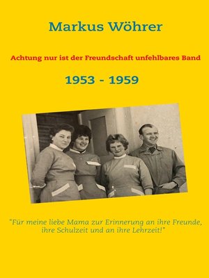 cover image of Achtung nur ist der Freundschaft unfehlbares Band